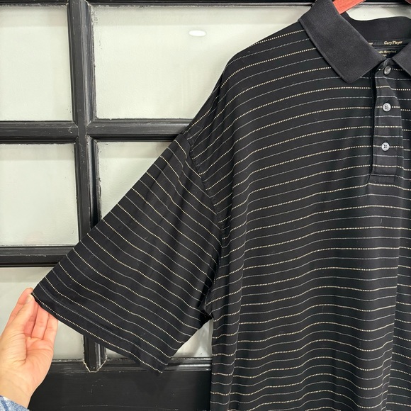 Gary Player Cotton Polo Golf Shirt Size XXL Big & Tall Black Casual Comfort - Picture 4 of 9